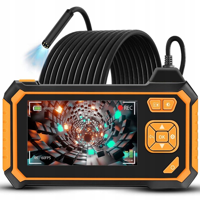KAMERA INSPEKCYJNA WARSZTATOWA  4,3'' ENDOSKOP 5M  8 LED FULL HD - obrazek 2