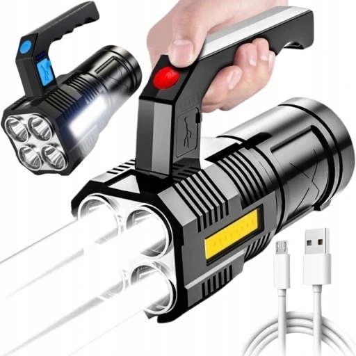 LATARKA SZPERACZ LED USB TAKTYCZNA