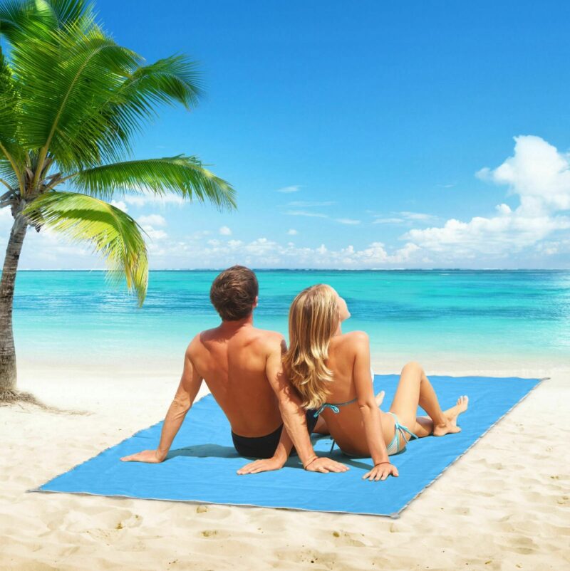MATA PLAŻOWA XXL 200X200 KOC PLAŻOWY - obrazek 2