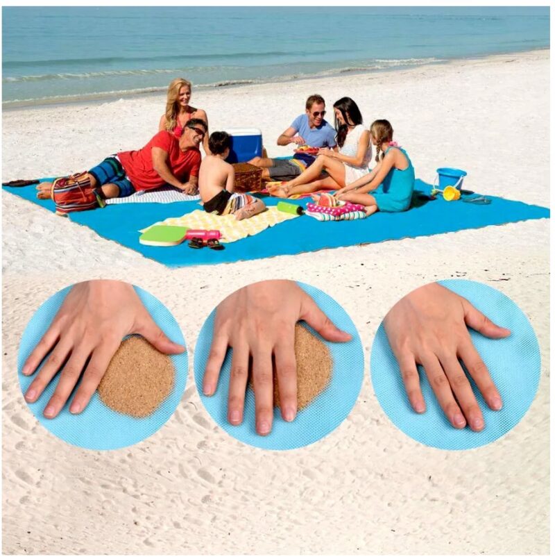 MATA PLAŻOWA XXL 200X200 KOC PLAŻOWY - obrazek 3
