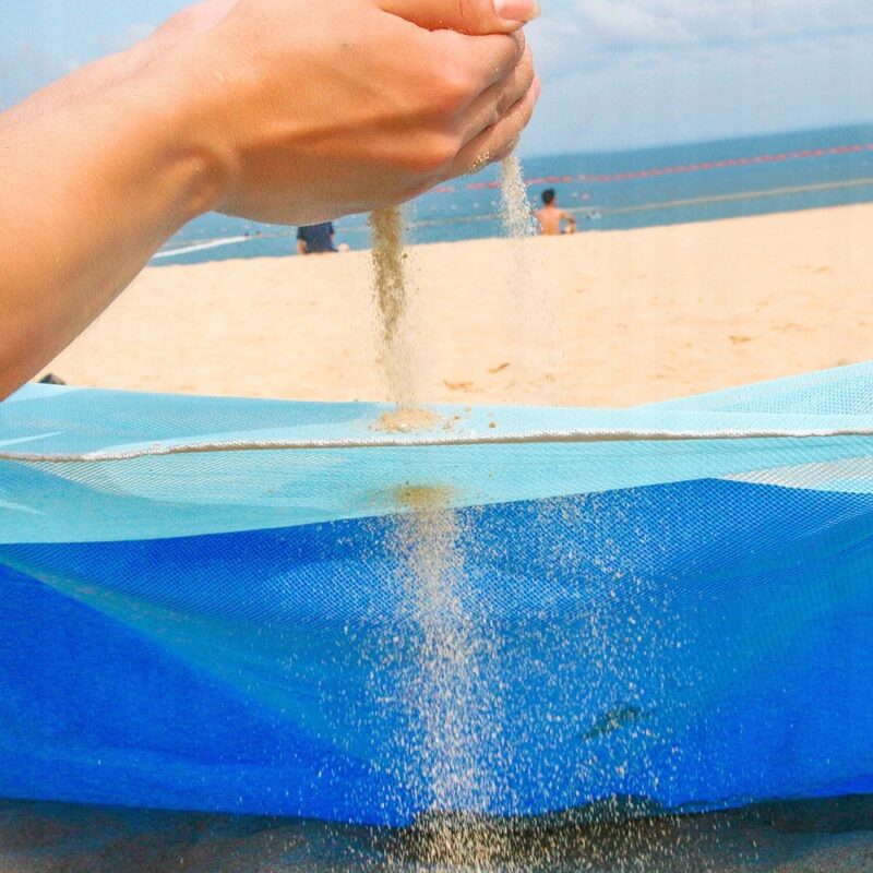 MATA PLAŻOWA XXL 200X200 KOC PLAŻOWY - obrazek 5