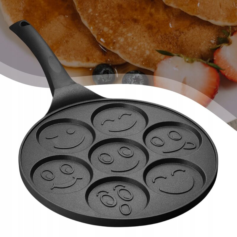 PATELNIA DO SMAŻENIA NALEŚNIKÓW PANCAKE PLACKÓW ZE WZORKAMI - obrazek 4