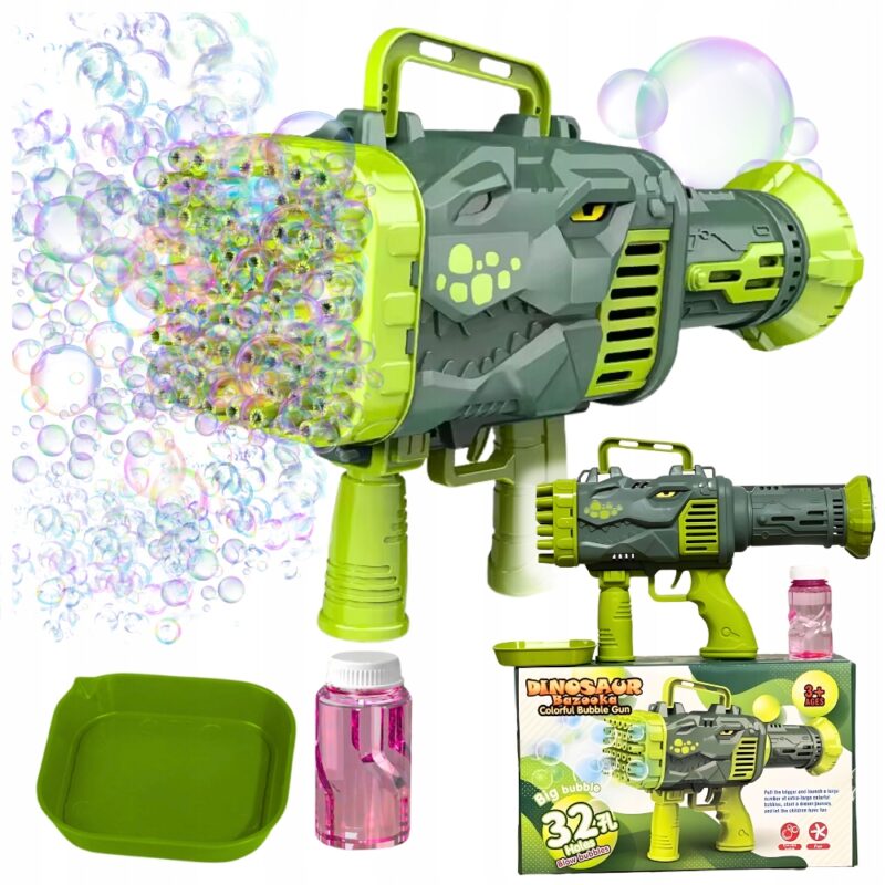 PISTOLET DO BANIEK MYDLANYCH BAZOOKA + PŁYN GRATIS
