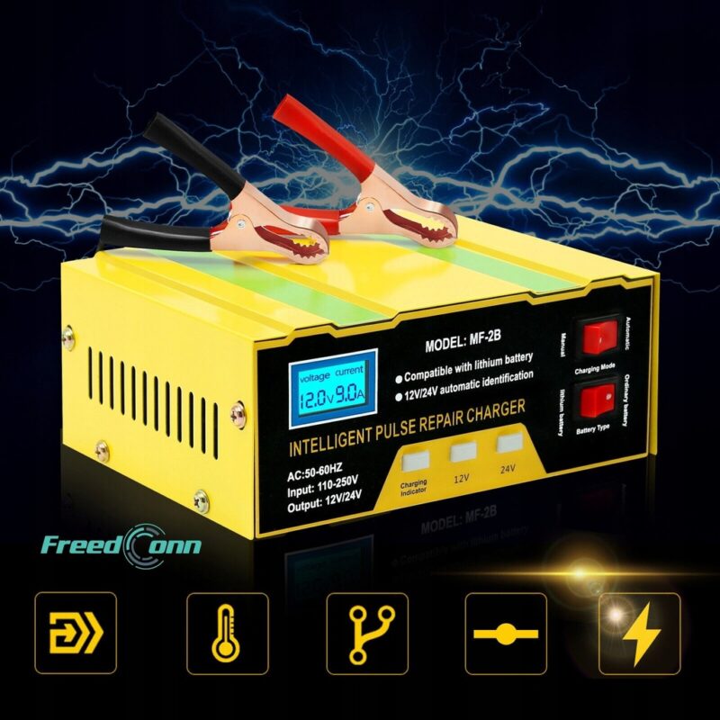 PROSTOWNIK SAMOCHODOWY AUTOMATYCZNY FUNKCJA NAPRAWY 12V 24V - obrazek 6