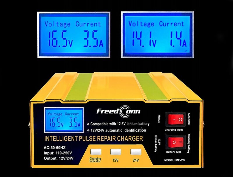 PROSTOWNIK SAMOCHODOWY AUTOMATYCZNY FUNKCJA NAPRAWY 12V 24V - obrazek 5