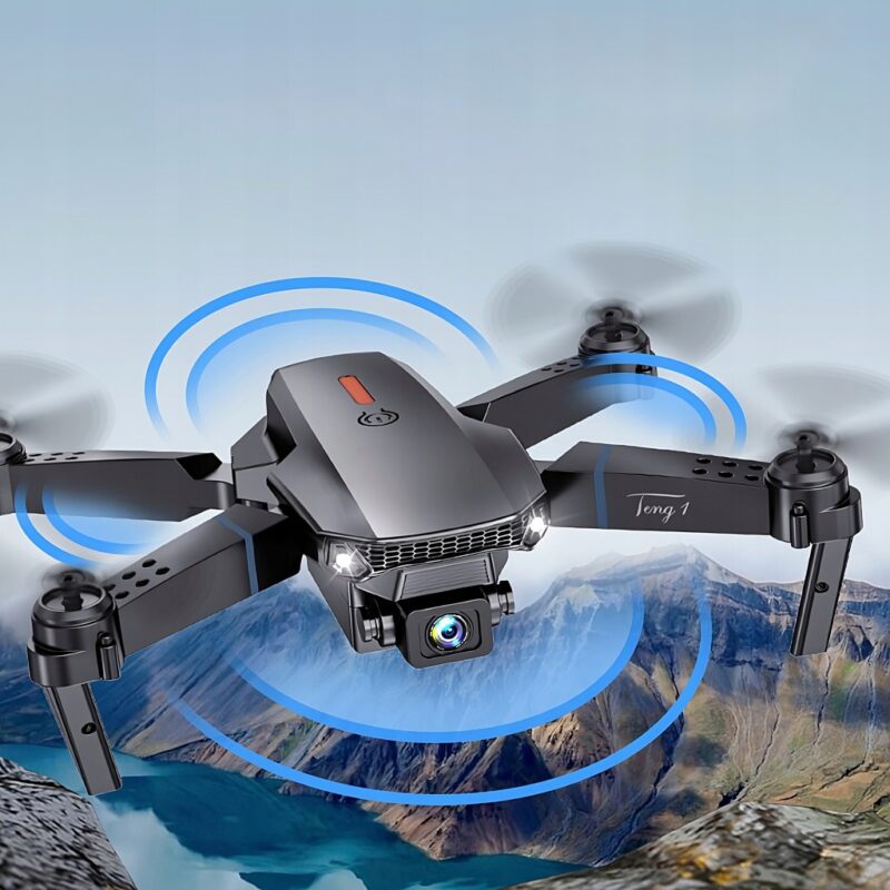 DRON E88 PRO Z DWOMA KAMERAMI HD WIFI - obrazek 6
