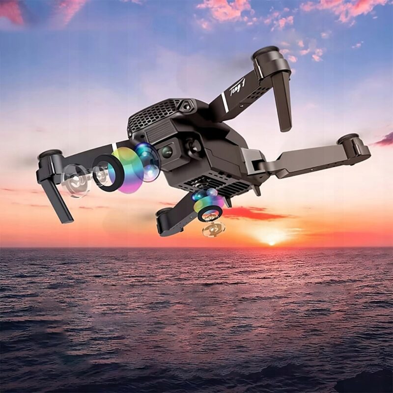 DRON E88 PRO Z DWOMA KAMERAMI HD WIFI - obrazek 2