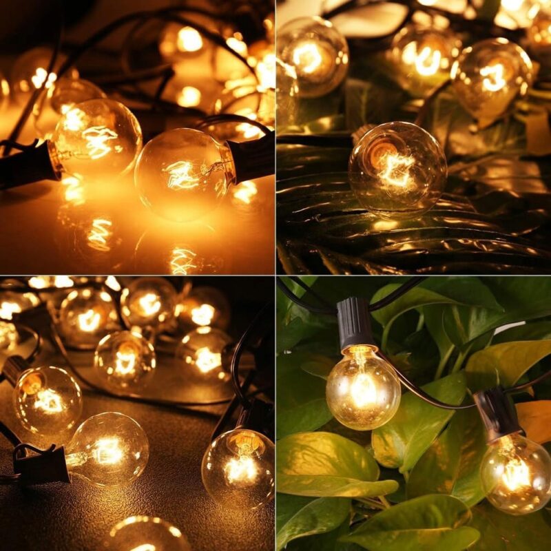 GIRLANDA WISZĄCA OGRODOWA 30M LAMPKI LED 30 ŻARÓWEK - obrazek 4