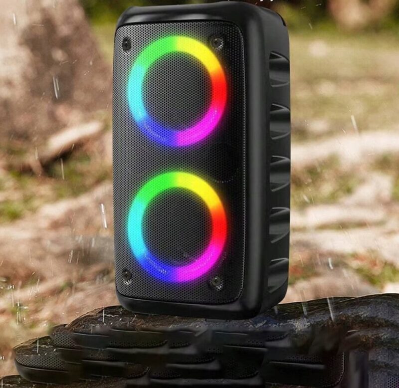 GŁOŚNIK PRZENOŚNY BLUETOOTH PARTYBOX BEZPRZEWODOWY KARAOKE - obrazek 6