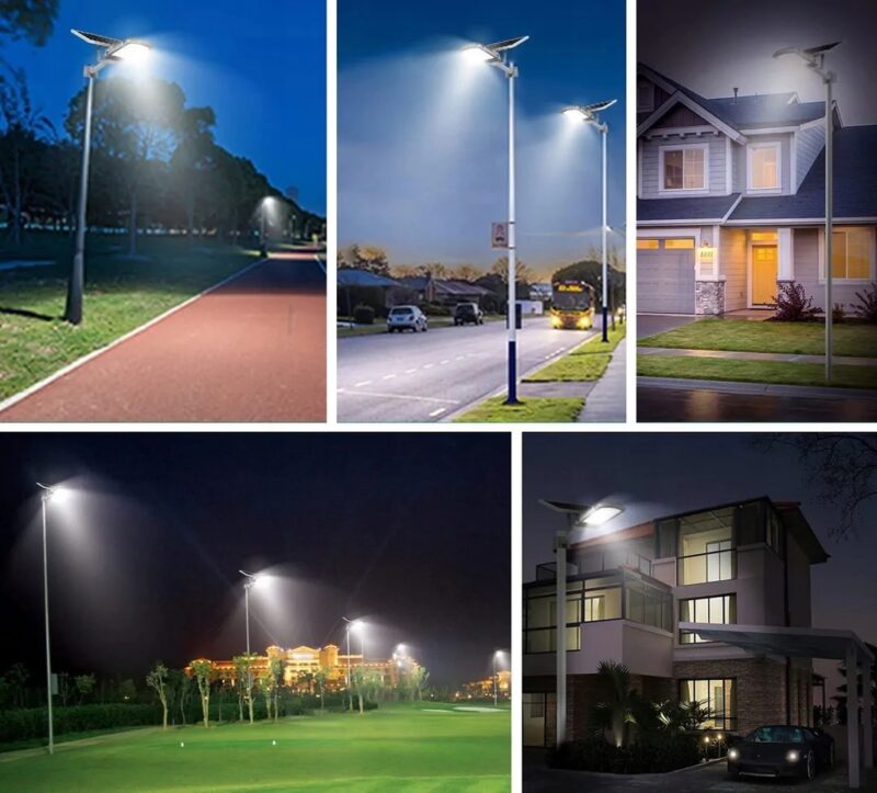 LAMPA SOLARNA 800W Z CZUJNIKIEM RUCHU I ZMIERZCHU - obrazek 5