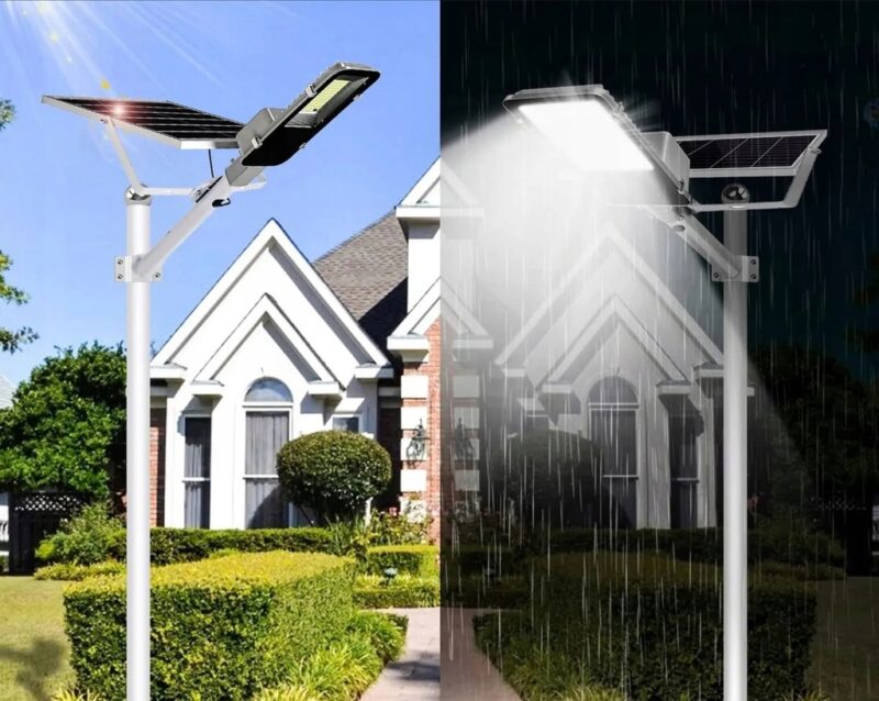 LAMPA SOLARNA 800W Z CZUJNIKIEM RUCHU I ZMIERZCHU - obrazek 6