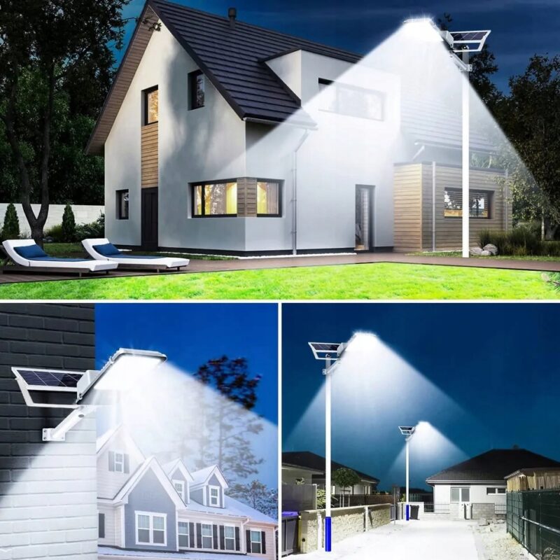LAMPA SOLARNA 800W Z CZUJNIKIEM RUCHU I ZMIERZCHU - obrazek 3
