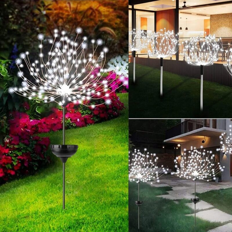 LAMPA SOLARNA WBIJANA DMUCHAWIEC ZIMNA BIEL - obrazek 5