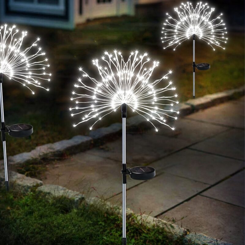 LAMPA SOLARNA WBIJANA DMUCHAWIEC ZIMNA BIEL - obrazek 2