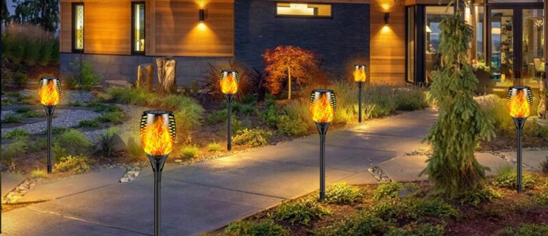 LAMPA SOLARNA POCHODNIA XXL 78CM - obrazek 10