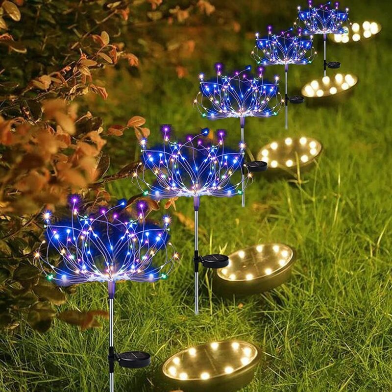 LAMPA SOLARNA WBIJANA DMUCHAWIEC RGB - obrazek 6