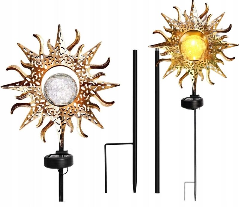 LAMPA SOLARNA WBIJANA SŁOŃCE XXL - obrazek 2