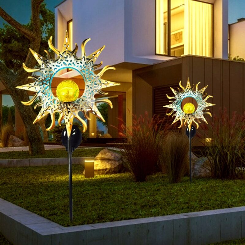LAMPA SOLARNA WBIJANA SŁOŃCE XXL - obrazek 4