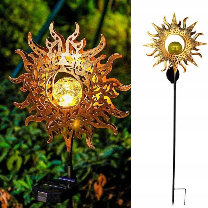 LAMPA SOLARNA WBIJANA SŁOŃCE XXL
