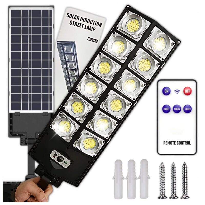 LAMPA SOLARNA ULICZNA 1080W LATARNIA