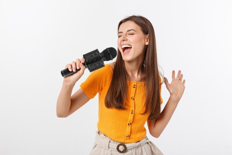 MIKROFON KARAOKE BLUETOOTH DLA DZIECI CZARNY - obrazek 5