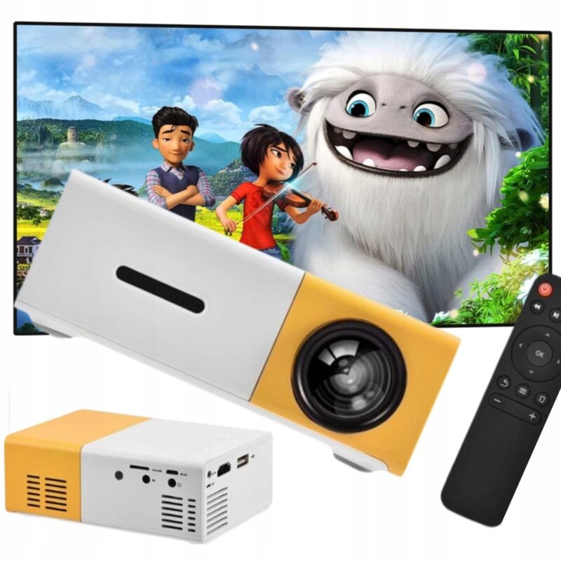 PROJEKTOR RZUTNIK LED DO POKOJU 4K