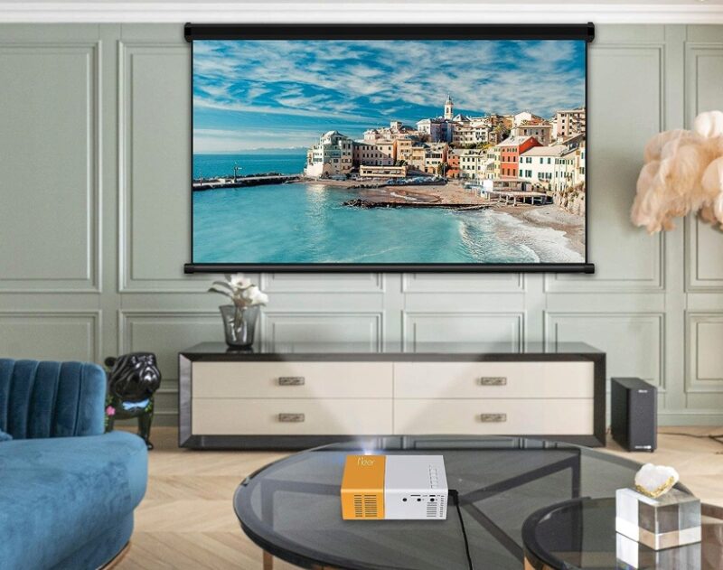 PROJEKTOR RZUTNIK LED DO POKOJU 4K - obrazek 8